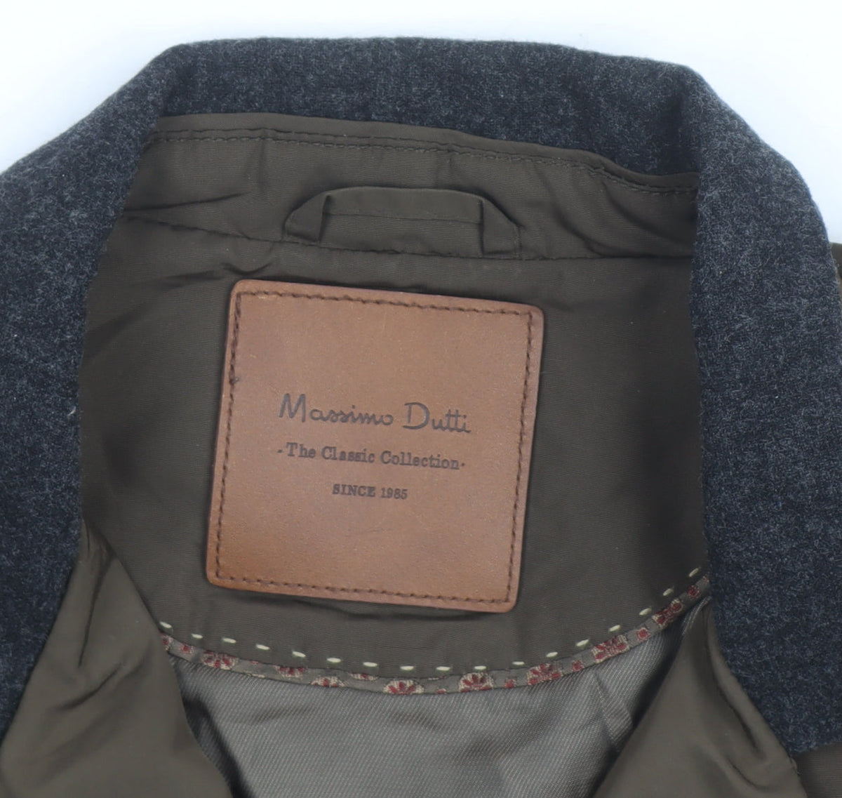 Massimo Dutti Women's Brown Quilted Short Jacket Size M