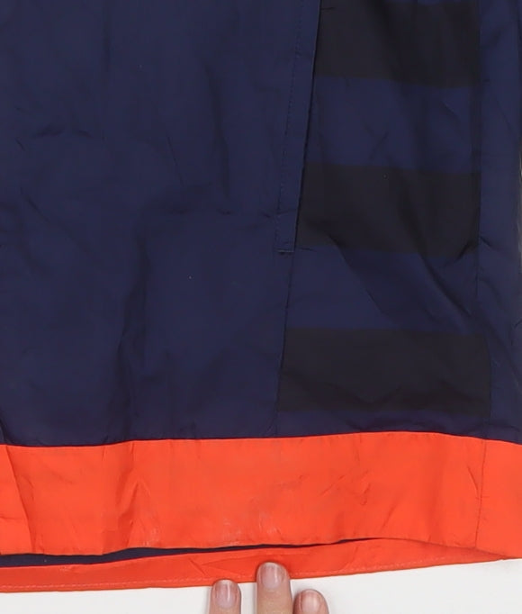 Puma Boys Blue Windbreaker Jacket 12 Years Lightweight Full Zip Sportswear