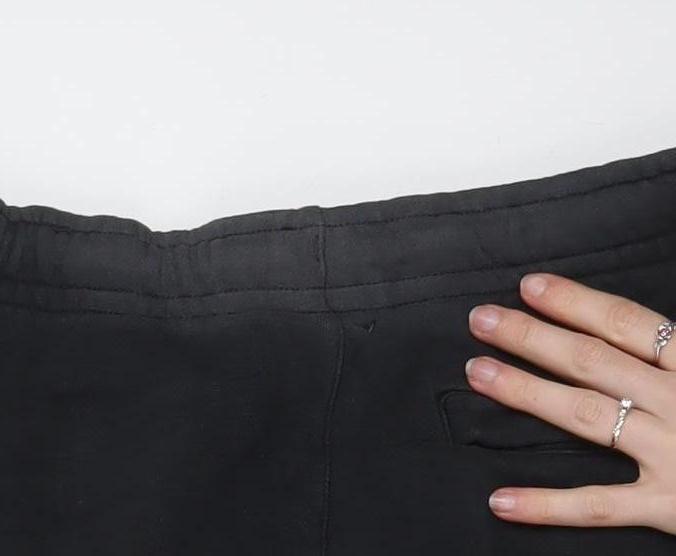 Nike Men's Black XS Jogger Sweatpants Cotton Blend Fleece Tapered Fit
