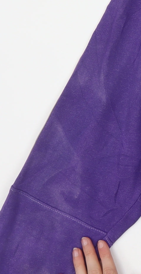 Nike Men's Purple XS Pullover Hoodie Logo Fleece Sweatshirt