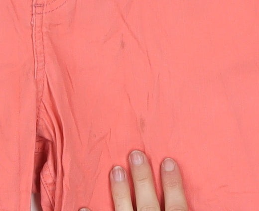 Lee Riders Men's Pink Cotton Stretch Chino Shorts 24W Regular Fit