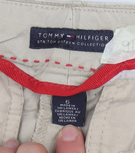 Tommy Hilfiger Women’s Beige Chino Stretch Trousers Size 6