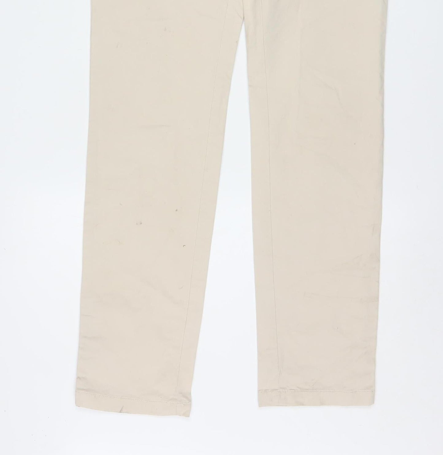 Tommy Hilfiger Men's Beige Chino Trousers 32x32 Regular Fit