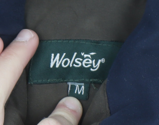 Wolsey Men's Brown M Mid-Length Water Resistant Overcoat