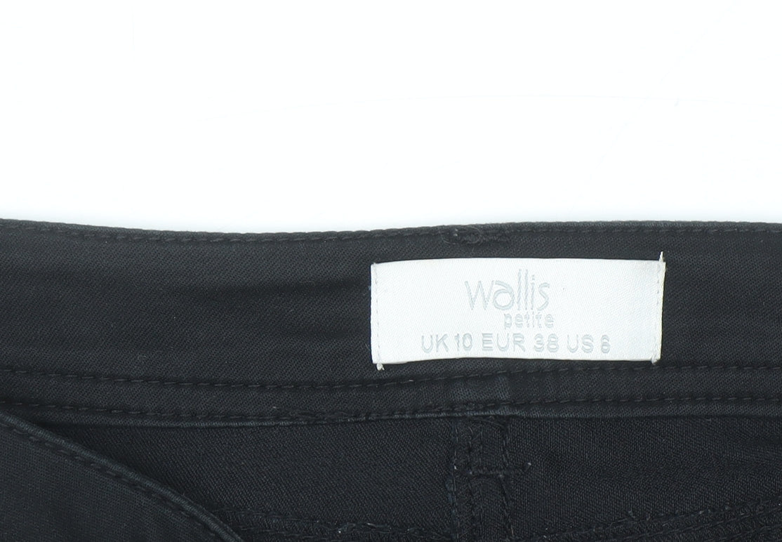 Wallis Petite Women's Black Size 10 Stretch Jegging Trousers