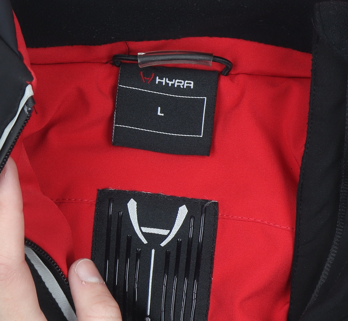 HYRA Men's Black L Softshell Waterproof Ski Jacket Size L