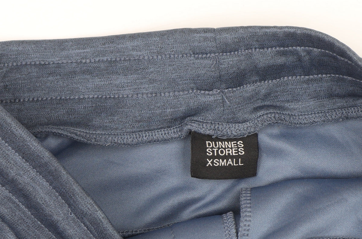 Dunnes Men's Blue Jogger Trousers XS Slim Fit Stretch Activewear