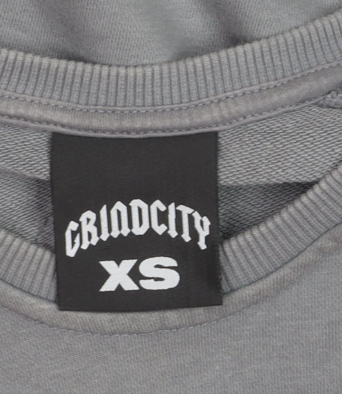 GrindCity Men's Grey XS Crew Neck Pullover Sweatshirt