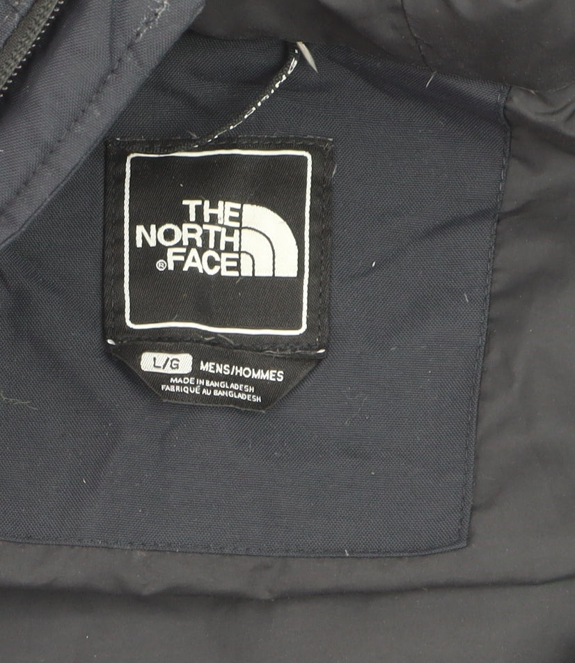 The North Face Men's Black L Hooded Insulated Parka Jacket