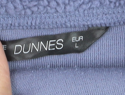 Dunnes Women’s Pink & Purple 1/2 Zip Fleece Sweatshirt Size 14 Lined Pullover