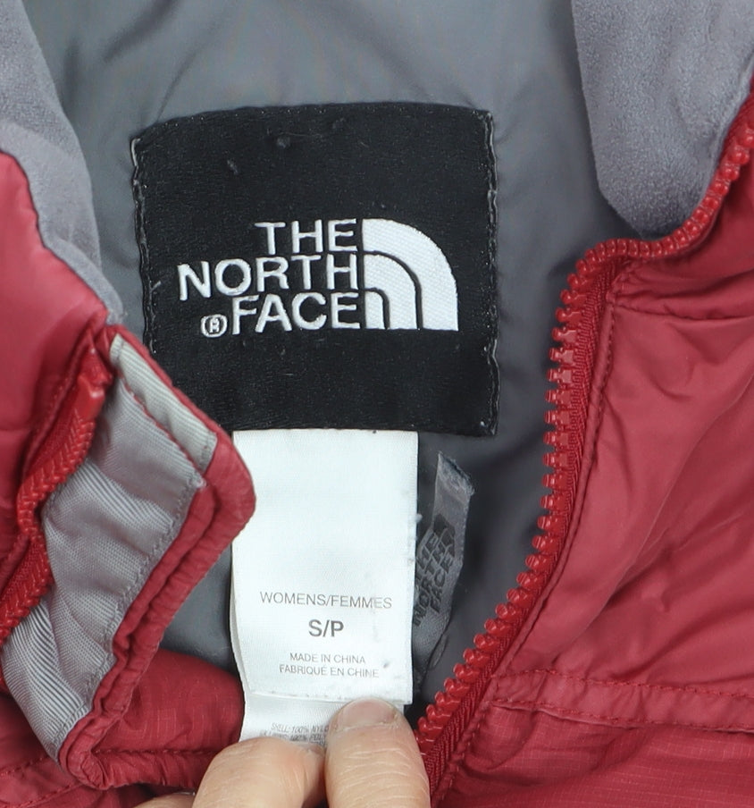 The North Face Women's Red Nylon Down Puffer Jacket Size S