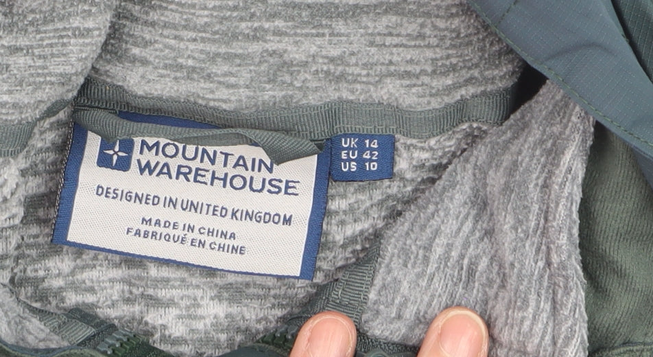 Mountain Warehouse Men's Green L Waterproof 3-in-1 Hooded Jacket