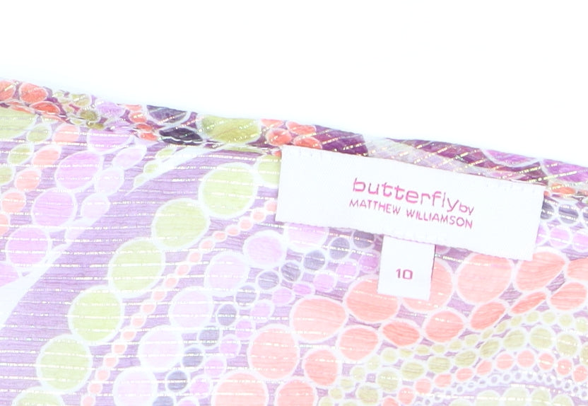 Butterfly by Matthew Williamson Women’s Multicoloured Kaftan Dress Size 10