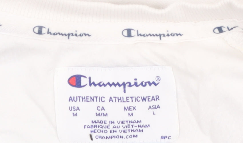 Champion Womens Blue Tie-Dye Pullover Sweatshirt Size M
