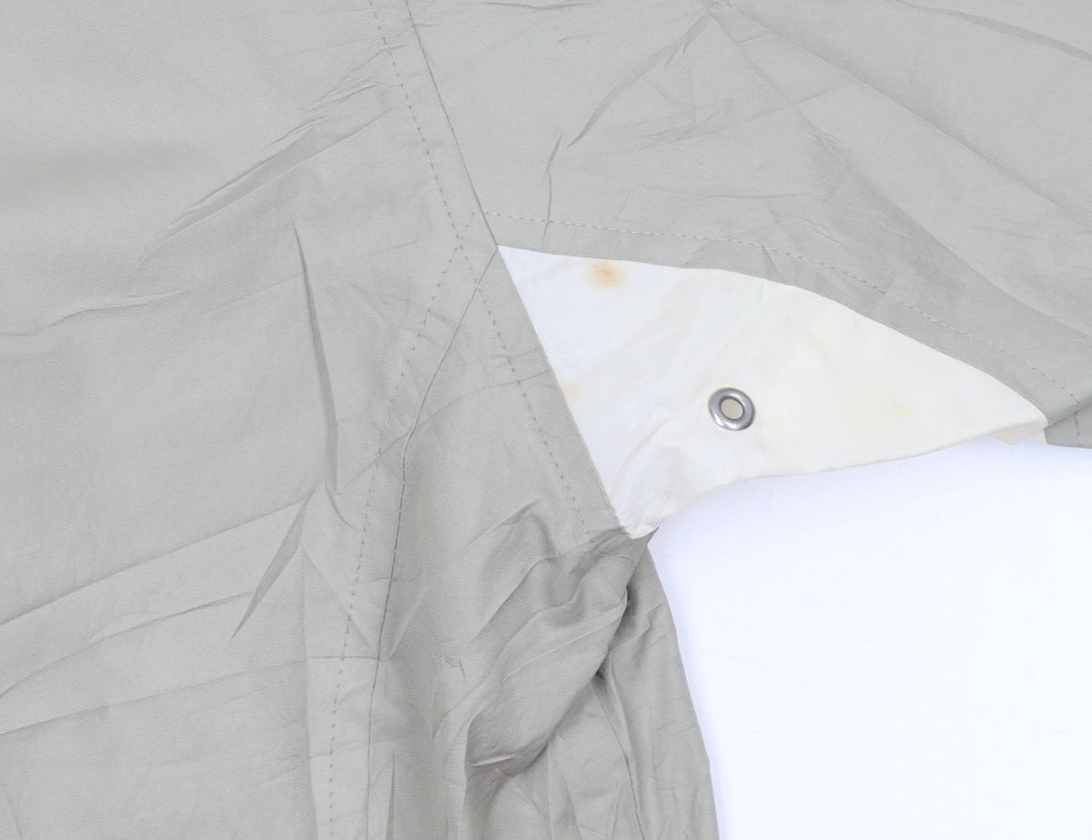 Reebok Men Beige Medium Nylon Windbreaker Jacket