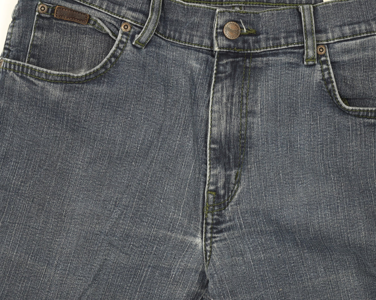 Wrangler Men's Blue Texas Stretch Straight Leg Jeans W33 L32