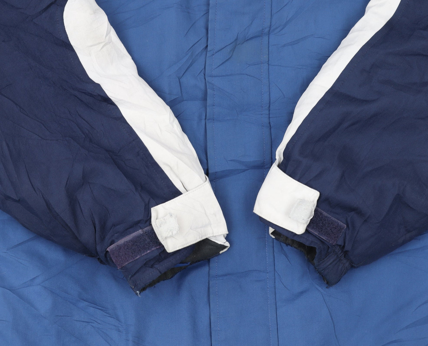 Nike Men Blue Navy Windbreaker Jacket Size M Waterproof Nylon