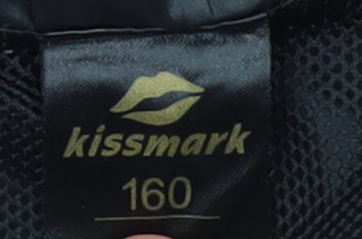 Kissmark Girls Black & Aqua Track Jacket Size 12-13 Years Lightweight Zip