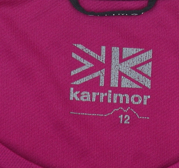 Karrimor Women Pink Long Sleeve Athletic Running Top Size 12