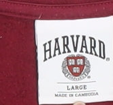 Primark Women Burgundy Harvard 1/2 Zip Sweatshirt Size L 14/16