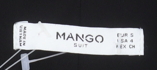 Mango Women’s Black V-Neck Camisole Tank Top Size 8