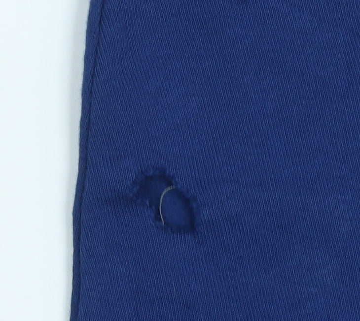 L.L.Bean Men's Blue 1/4 Zip Mock Neck Sweatshirt Size L