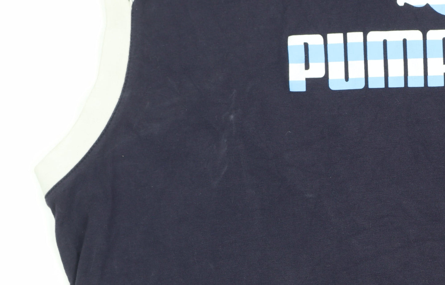 Puma Men's Navy Sleeveless Tank Top Size 2XL Athletic Fit