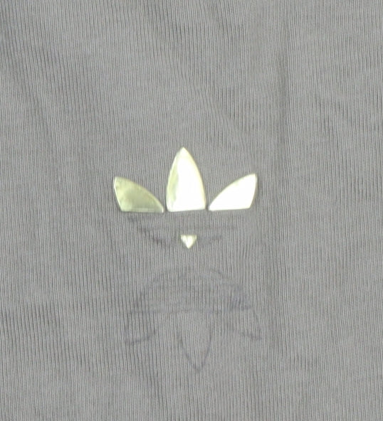 Adidas Womens Green Cotton Zip Back Relaxed Fit T-Shirt Size 16