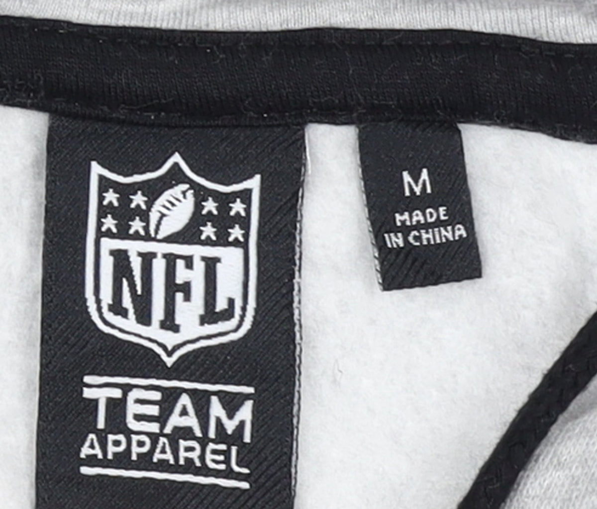 NFL Team Apparel Men's Grey Carolina Panthers Pullover Hoodie M