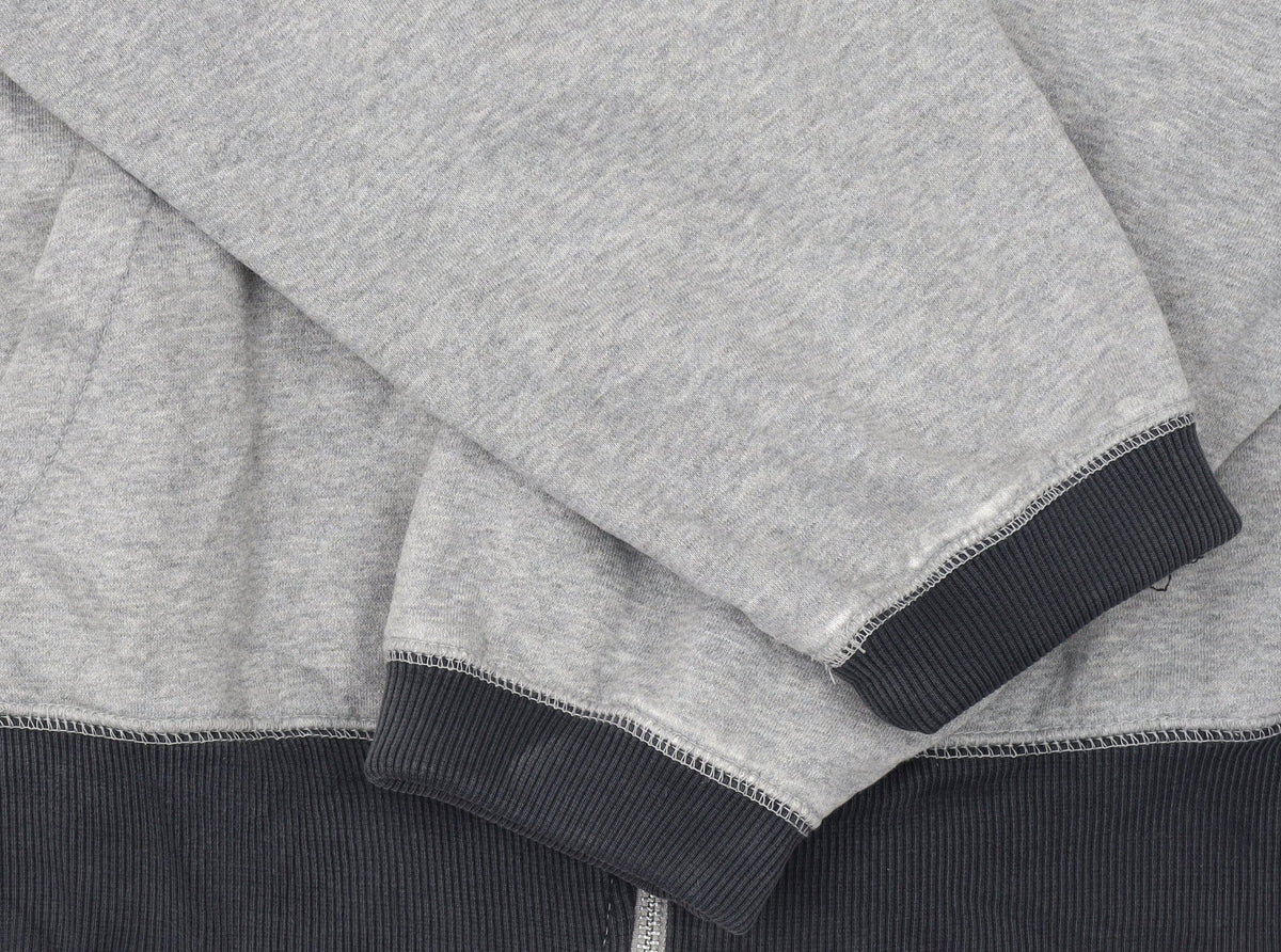 Nike Men's Grey Full Zip Hoodie 2XL Regular Fit Sportswear