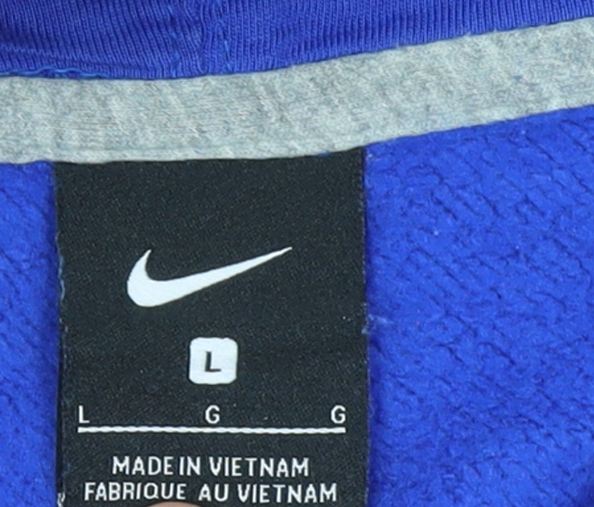 Nike Women's Blue Wyoming Basketball Pullover Hoodie Size L