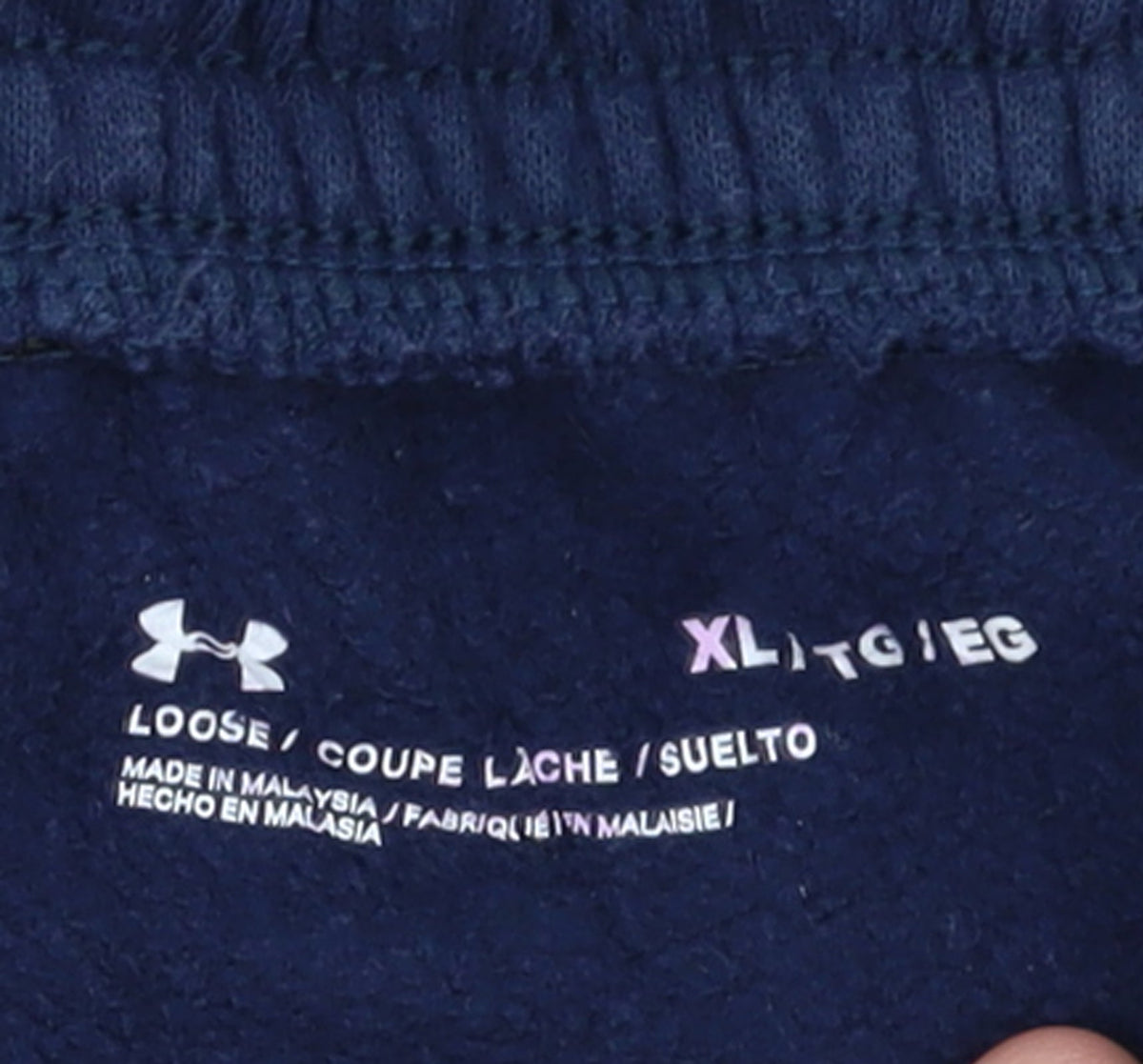 Under Armour Women's Blue Fleece Jogger Trousers XL Casual Sportswear