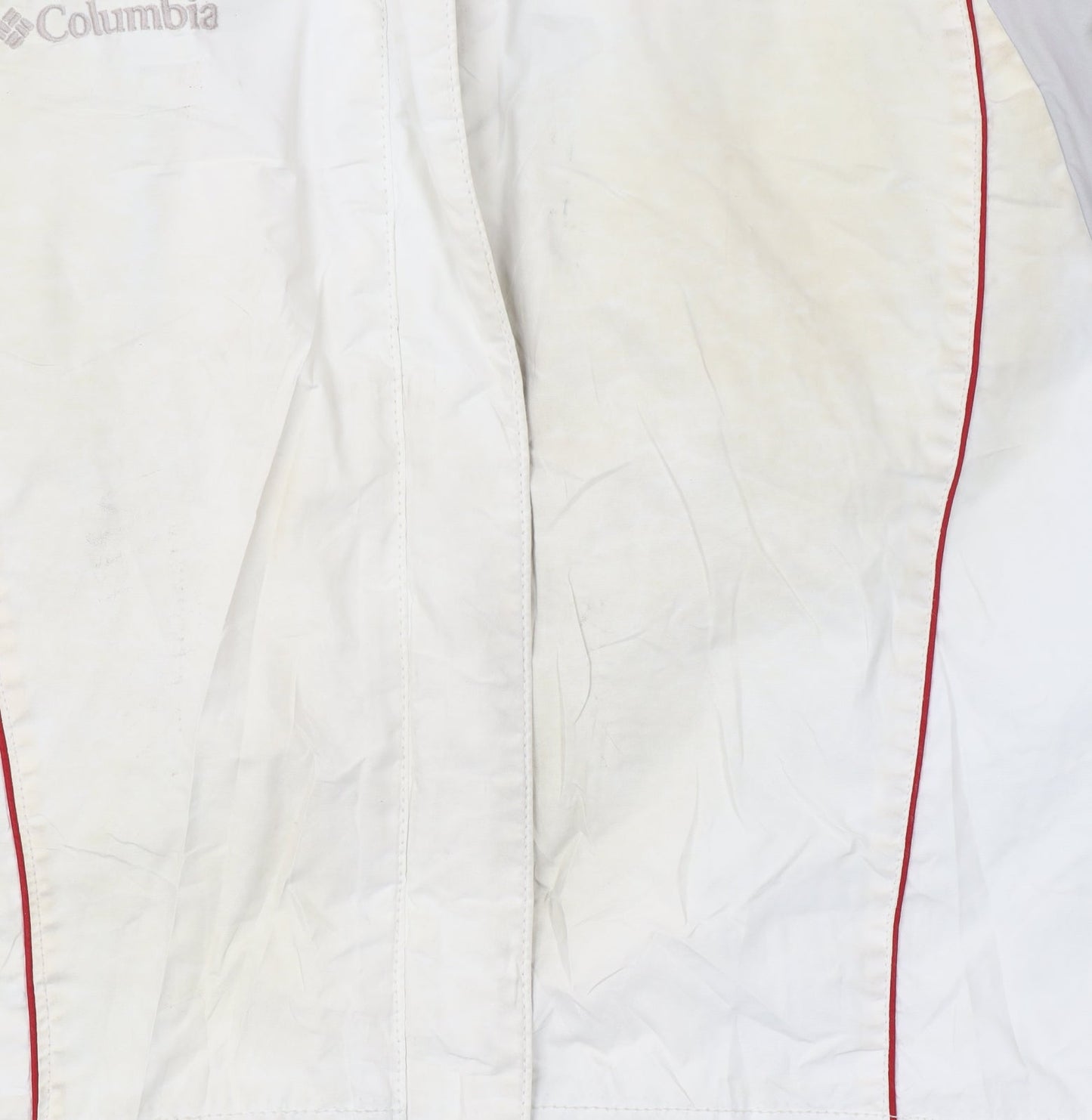Columbia Women's White Red XL Waterproof Ski Jacket