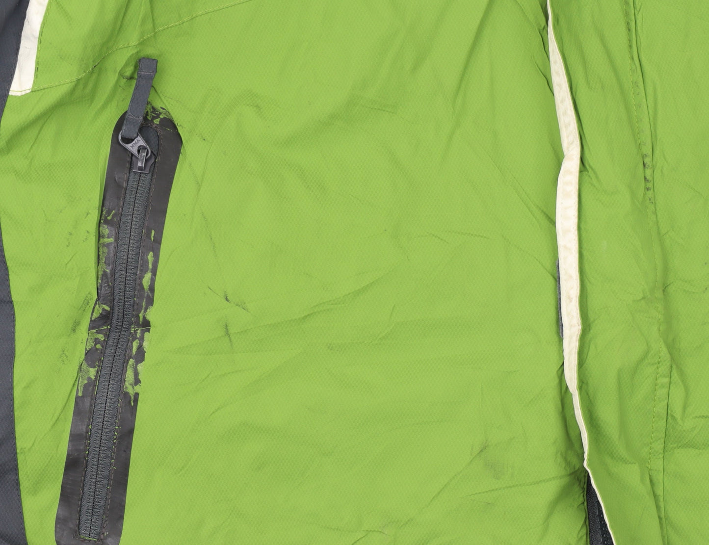 Columbia Men's Green 2XL Waterproof Hooded Outdoor Rain Jacket