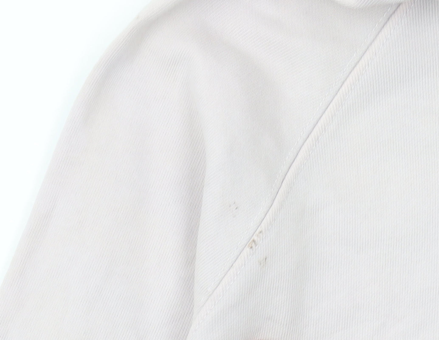 Levi's Women Beige Small Pullover Hoodie Logo Cotton Casual