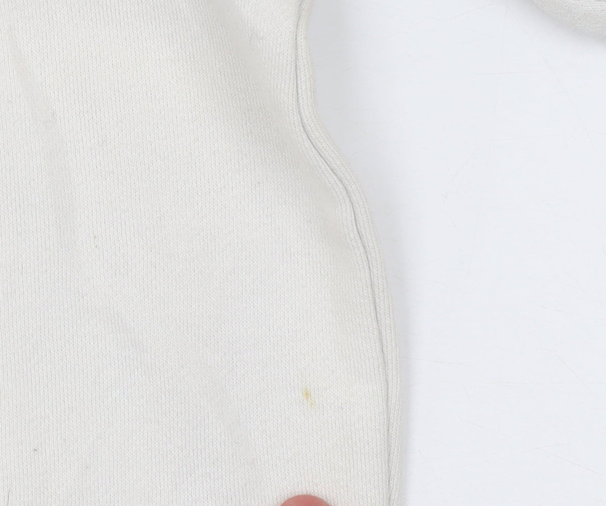 Ellesse Boys White Pullover Sweatshirt 12-13 Years Regular Fit Logo Print