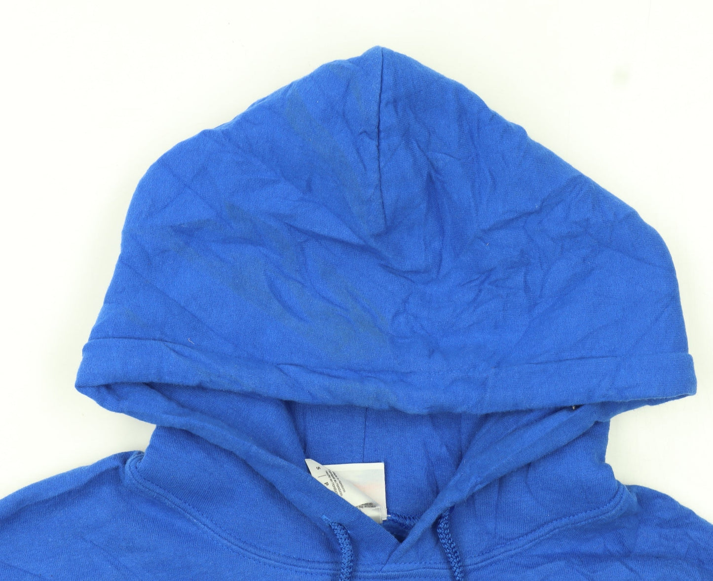 Campus Lifestyle Men's Blue Pullover Hoodie S Graphic Print Sportswear