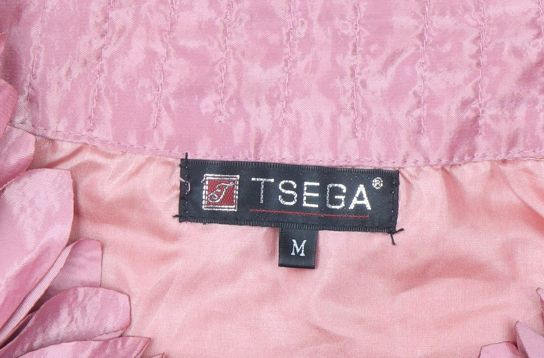 Tsega Women Pink Sleeveless Shift Party Dress M