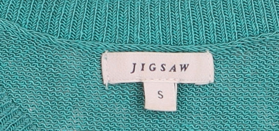 Jigsaw Women's Green Knit Sleeveless Tank Top Size S