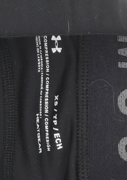 Under Armour Womens Black XS Compression Leggings HeatGear