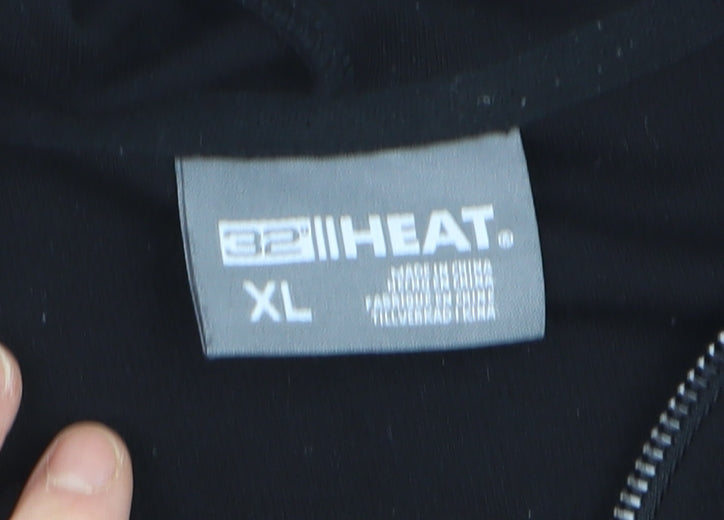 32 Degrees Heat Men's Black XL Full Zip Hoodie