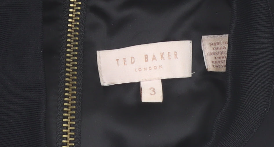 Ted Baker Women’s Black Size 12 Bodycon Knee Length Dress