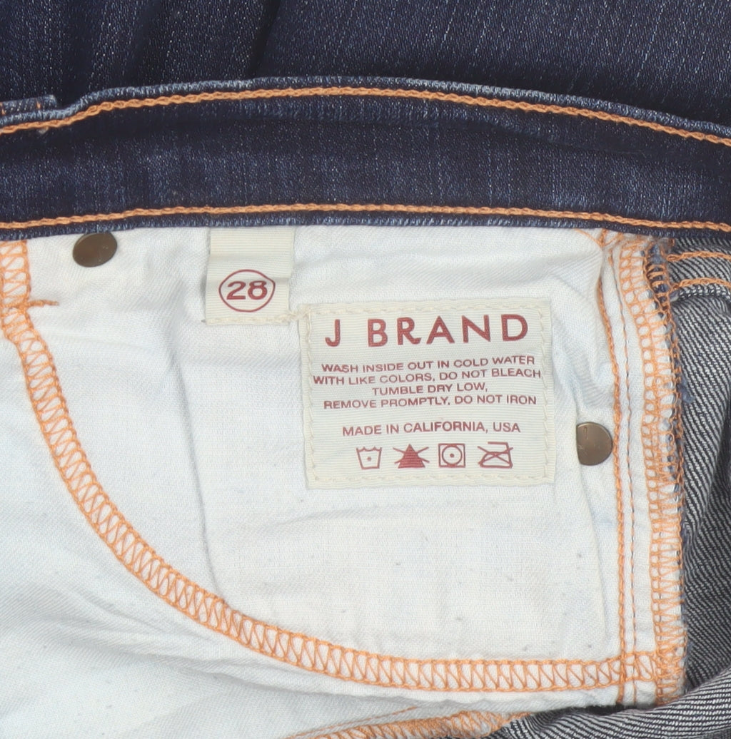J Brand Womens Blue Straight Leg Jeans Size 10 Stretch Denim