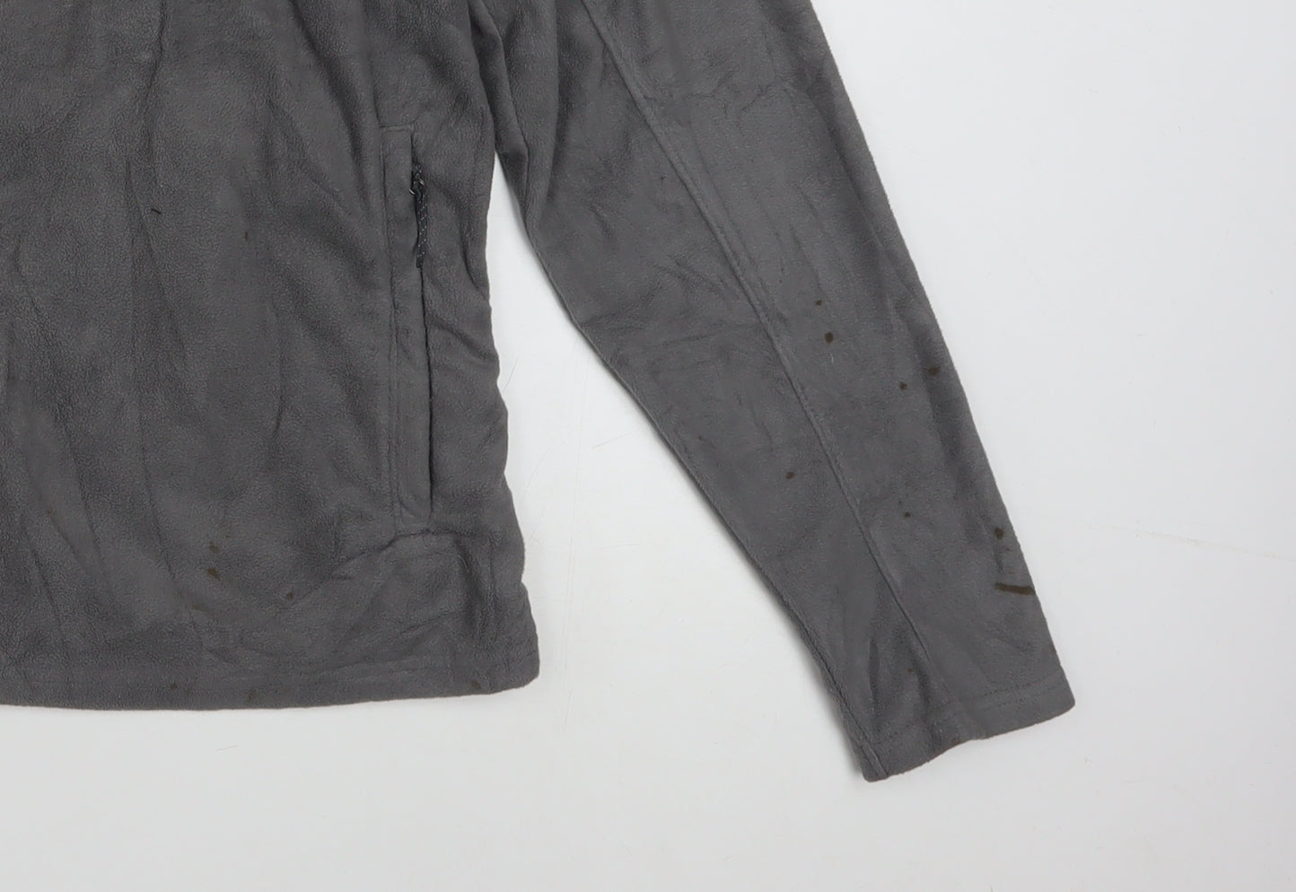 Columbia Men's Grey XL Fleece Full Zip Basic Jacket