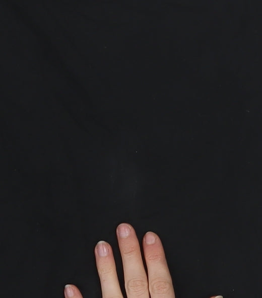 Levi's Womens Black Cotton Logo T-Shirt Size L Short Sleeve Casual