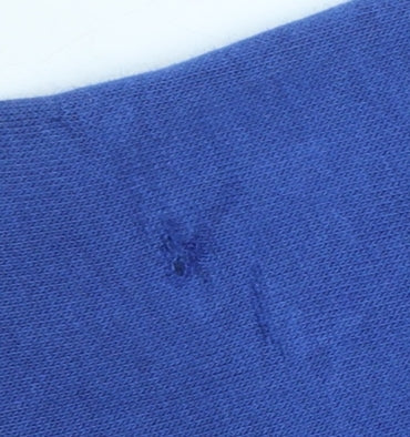 Under Armour Men's Blue Pullover Hoodie Small Logo Sports Fleece