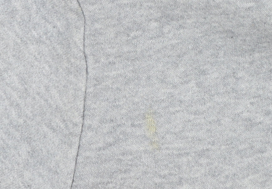 Champion Boys Grey Pullover Hoodie 2XL 15-16 Years Logo Print Cotton Blend