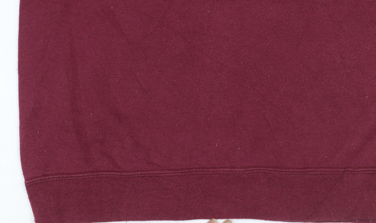 Jerzees Womens Burgundy LTCC 2014 Graphic Pullover Sweatshirt Size S