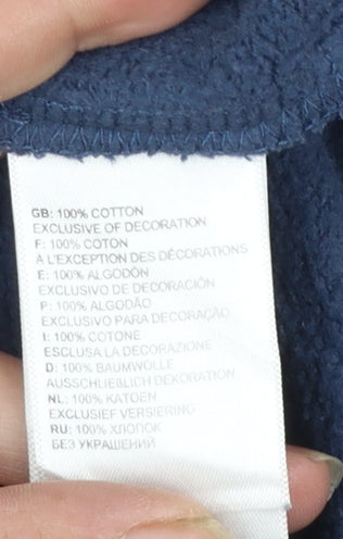 The North Face Boys Blue Pullover Hoodie XL Cotton Outdoor Sweatshirt