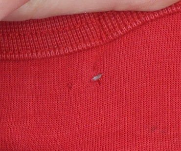 Polo Ralph Lauren Boys Red Cotton Blend Sweatshirt M (10-12) Crew Neck
